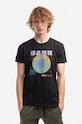Alpha Industries t-shirt bawełniany nadruk czarny 108510.556
