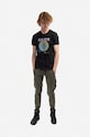Alpha Industries t-shirt bawełniany 108510.556 czarny SS24