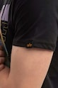 Alpha Industries t-shirt bawełniany 108510.556 czarny