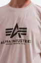 бежевый Хлопковая футболка Alpha Industries