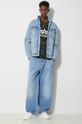 Бавовняна футболка Alpha Industries 100501C.125 чорний SS25