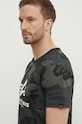Bavlněné tričko Alpha Industries Basic T-Shirt Camo 100501C.125 černá