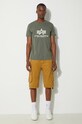 Alpha Industries cotton T-shirt Basic T-Shirt 100501.432 green AA00