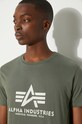 Alpha Industries cotton T-shirt Basic T-Shirt 100501.432 green