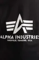 černá Bavlněné tričko Alpha Industries Basic T-Shirt