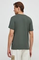 Oblečenie Bavlnené tričko Alpha Industries Basic T Small Logo 188505.142 zelená