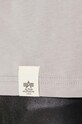 Alpha Industries cotton t-shirt 118532.643 gray