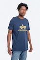 Alpha Industries cotton T-shirt Basic T-Shirt cotton blue 100501.435