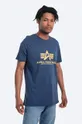 blue Alpha Industries cotton T-shirt Alpha Industries Basic 100501 435 Men’s