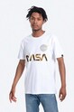 Alpha Industries tricou din bumbac print alb 178501.438