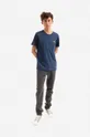 Alpha Industries t-shirt bawełniany Basic T Small Logo granatowy