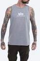 Alpha Industries t-shirt bawełniany Koszulka Alpha Industries Basic Tank 126566 17 nadruk szary 126566.17
