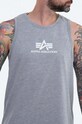 Alpha Industries t-shirt bawełniany Koszulka Alpha Industries Basic Tank 126566 17 126566.17 szary