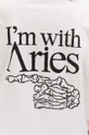 biały Aries t-shirt bawełniany