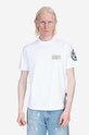 Napapijri tricou din bumbac S-Amundsen print alb NA4H6B