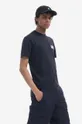 Βαμβακερό μπλουζάκι Napapijri S-Amundsen σκούρο μπλε