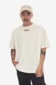 biały PLEASURES t-shirt bawełniany Tainted Contrast Heavyweight Męski