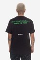 PLEASURES cotton T-shirt Blood T-shirt black P23SP050