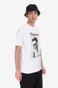 white PLEASURES cotton T-shirt Dead T-shirt Men’s