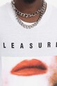 PLEASURES t-shirt bawełniany Poop Connection T-shirt P23SP058 biały AA00