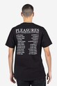PLEASURES cotton T-shirt Poop Connection T-shirt P23SP058 black AA00