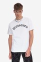 PLEASURES cotton T-shirt Old Logo T-shirt P23SP063 white