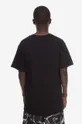 black PLEASURES cotton T-shirt Old Logo T-shirt Men’s