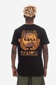 Alpha Industries cotton T-shirt Alpha Industries NASA Davinci T 136508 03 cotton black 136508.03