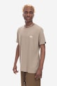 Alpha Industries t-shirt bawełniany Alpha Industries Basic T Small Logo 188505 679 188505.679 beżowy