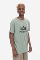 Alpha Industries cotton T-shirt Alpha Industries Basic T-shirt 100501 680 cotton green 100501.680