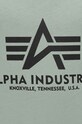 Alpha Industries cotton T-shirt Alpha Industries Basic T-shirt 100501 680 green 100501.680