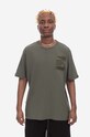 Alpha Industries tricou din bumbac Patch T LF 136500 142 verde 136500.142