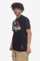 Bavlnené tričko Neil Barett Jurassic Park Thunderb PBJT141-U533S 1133 čierna