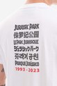 Bavlněné tričko Neil Barett Jurassic Park T-Shirt PBJT142-U506S 1133 PBJT142.U506S bílá