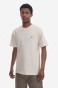 Stan Ray cotton t-shirt Hardly Working Tee beige SS23043NAT
