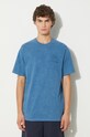Odzież Wood Wood t-shirt bawełniany 12312507.2491 niebieski