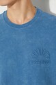 Bavlněné tričko Wood Wood Sami Embossed T-shirt 12312507-2491 DARK BLUE 12312507.2491 modrá