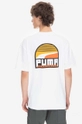 alb Puma tricou din bumbac De bărbați