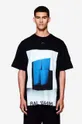 Памучна тениска A-COLD-WALL* Monograph T-shirt ACWMTS124 BLACK Чоловічий