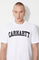 Хлопковая футболка Carhartt WIP I028990 белый
