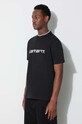 Памучна тениска Carhartt WIP Script T-Shirt черен I031047