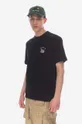 czarny Carhartt WIP t-shirt bawełniany New Frontier T-Shirt Męski