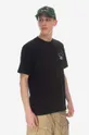 czarny Carhartt WIP t-shirt bawełniany New Frontier T-Shirt
