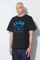czarny adidas Originals t-shirt bawełniany Club Tee Blue Version