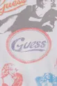 bijela Pamučna majica Guess Aop Tee