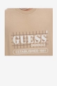 Guess t-shirt Washed Grid Logo Tee beige