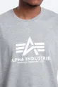 γκρί Βαμβακερό μπλουζάκι Alpha Industries Koszulka Alpha Industries Basic 100501 230