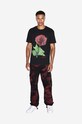 KSUBI t-shirt bawełniany nadruk czarny MSP23TE014