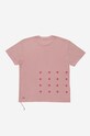 KSUBI t-shirt bawełniany nadruk różowy MSP23TE025