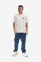 Filling Pieces tricou din bumbac uni bej 88154641890